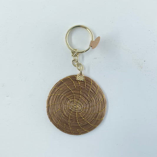 World Design Gold Grass Keyring
