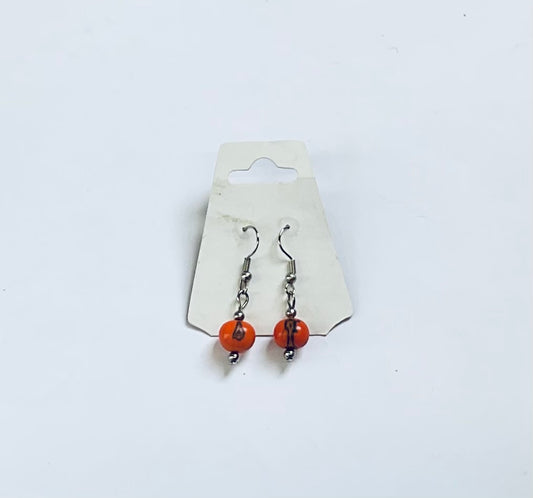 World Design Amazon Seed Orange Small Earring