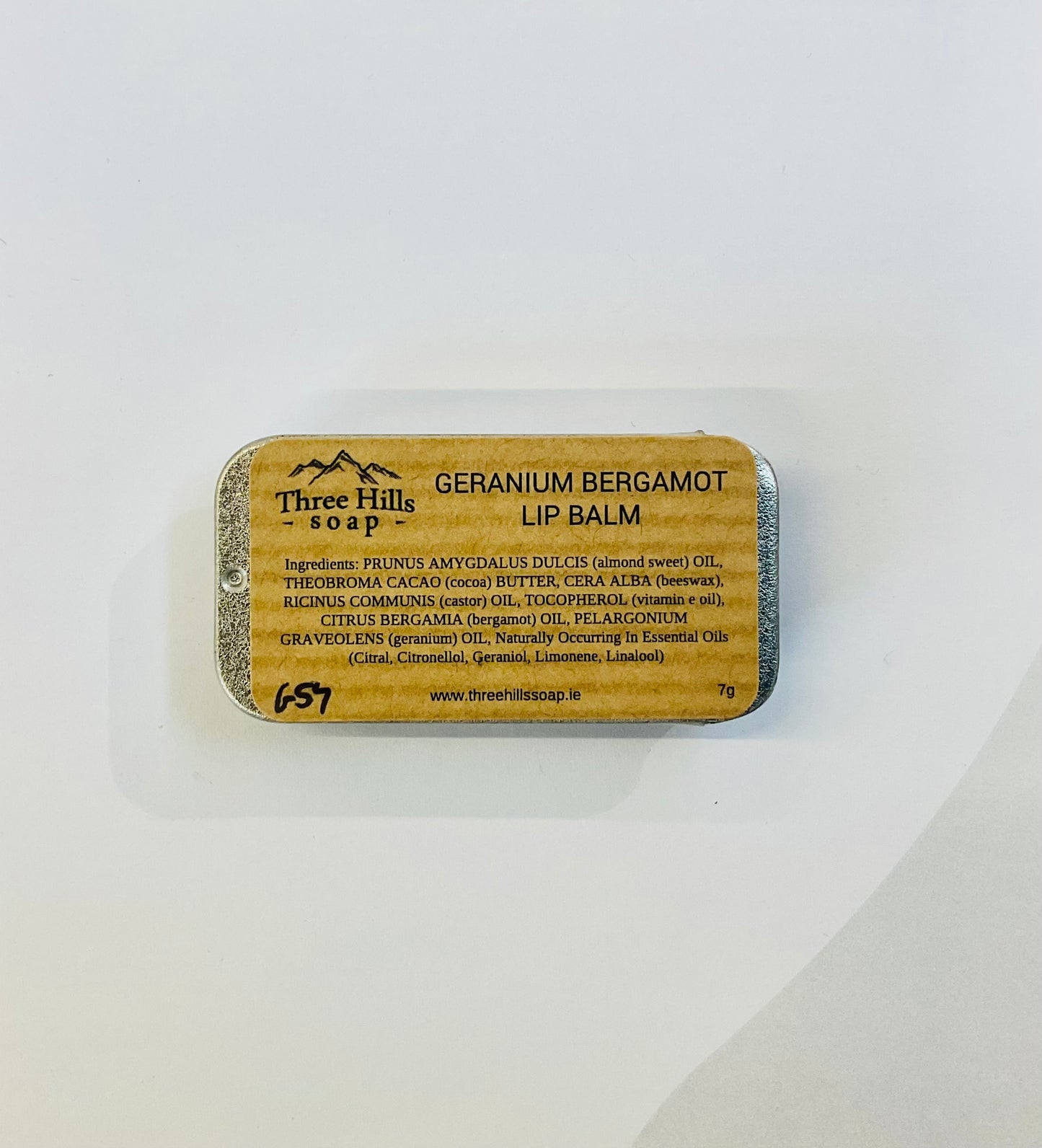 Three Hills Geranium Bergamot Lip Balm