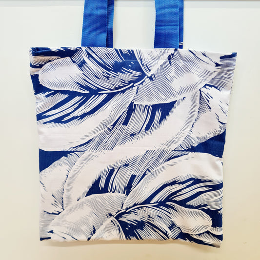 Mothdesign Blue & White Bag with Lining