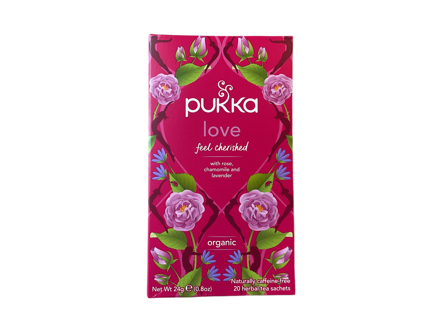 Pukka Love Rose Chamomile and Lavender Tea