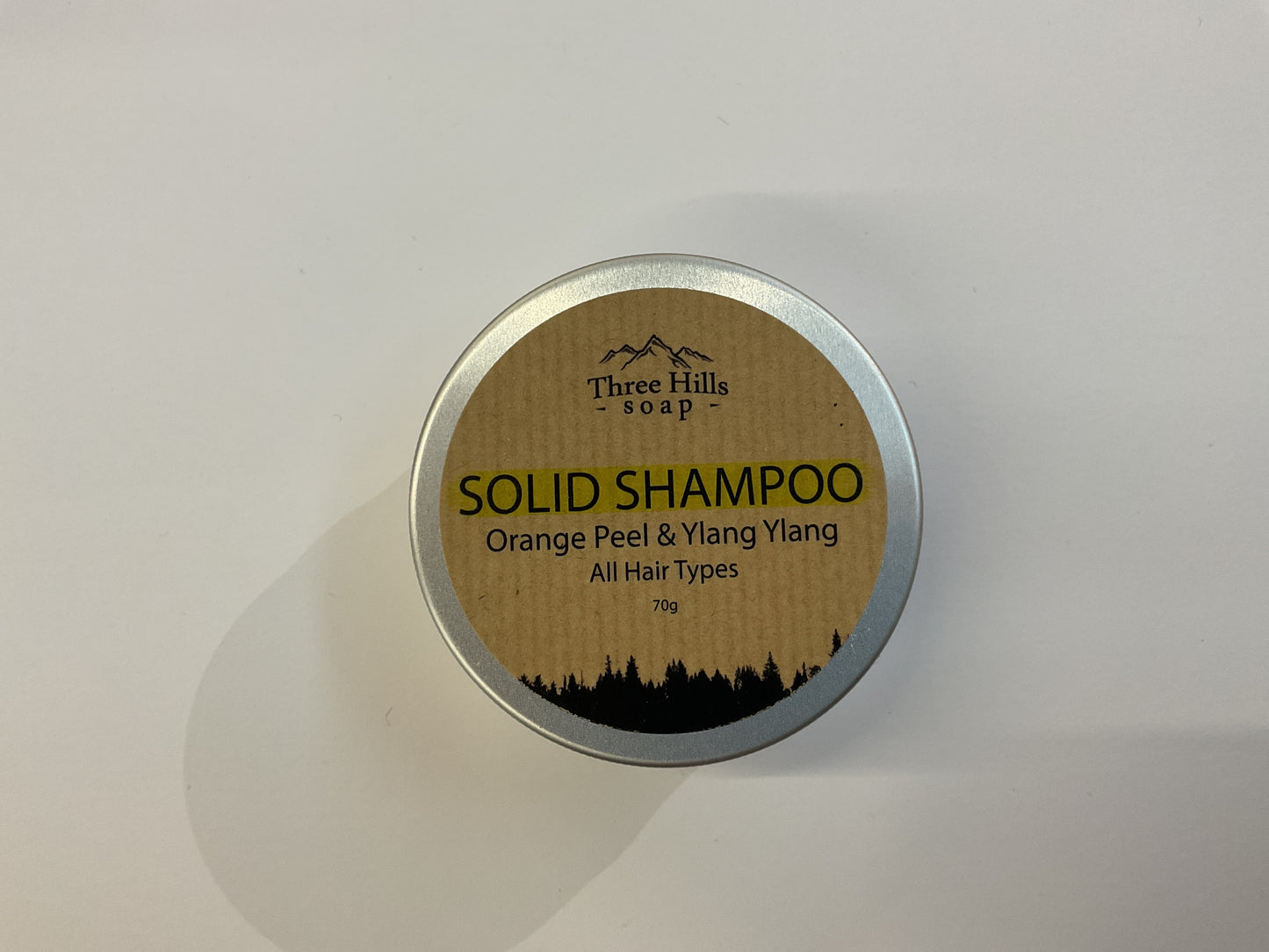 Three Hills Solid Shampoo - Orange & Ylang Ylang All Hair Types