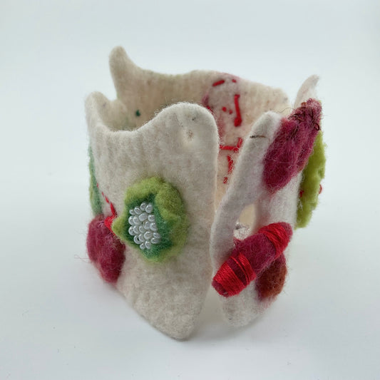 Three Sisters  Wrist Band White