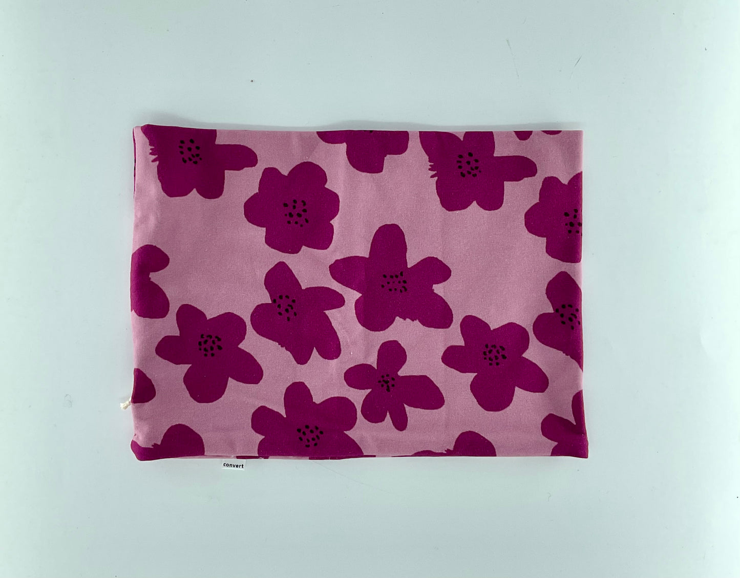 Loop Scarf Purple Flower