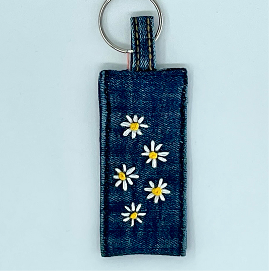 RDC Fashion Denim keyring - daisy