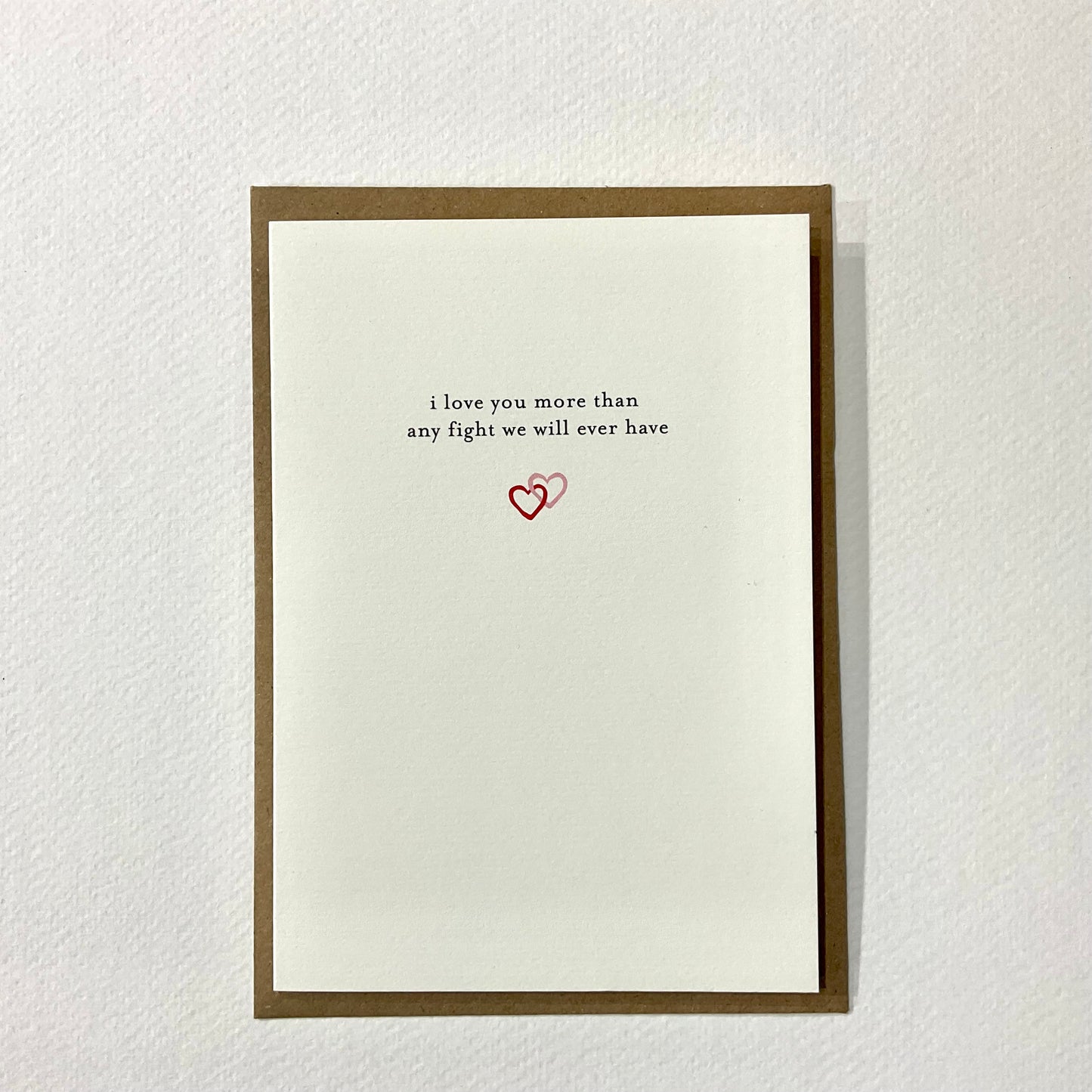 The Paper Gull Cards - I Love you more Then