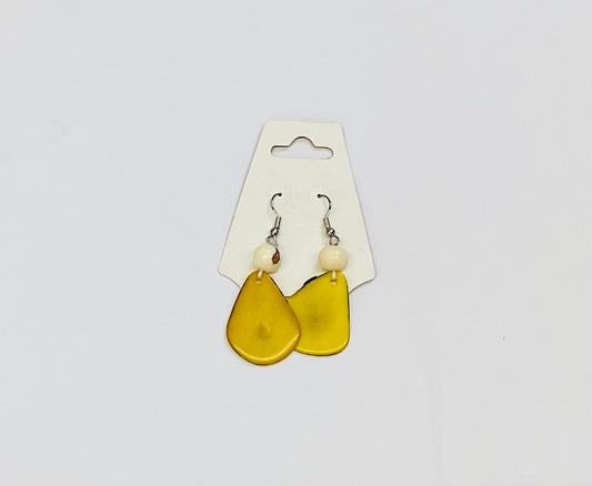 World Design Amazon Seed Yellow Earring