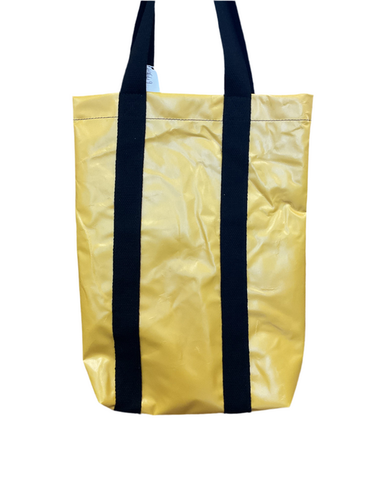 The Upcycle Movement Tent Tote - yellow
