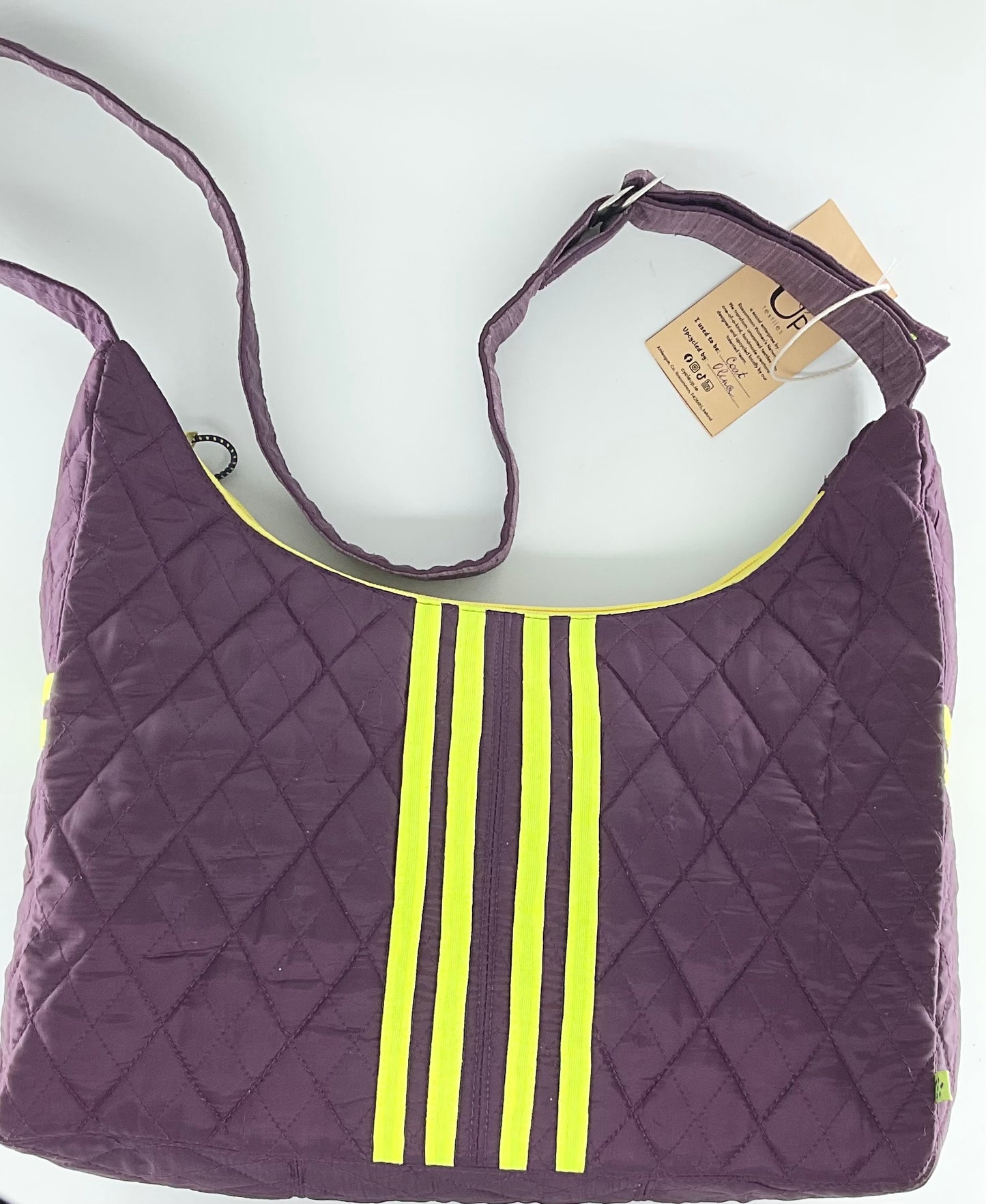 Cycle Up (Roscommon Womens Network) Slouch Crossbody Bag purple