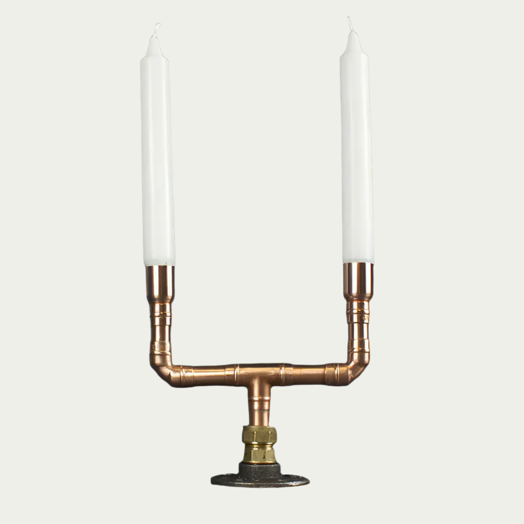 Kopper Kreations Duo Copper Candelabra
