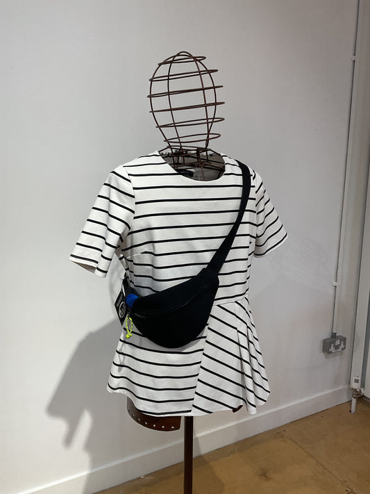 The Upcycle Movement Blue Neo Fin Crossbody Bag-Upcycled Wetsuit