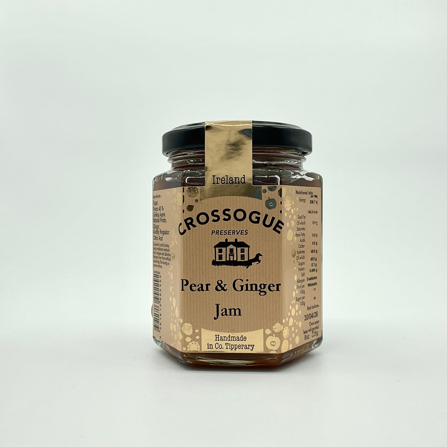 Crossogue Pear & Ginger Jam 225g