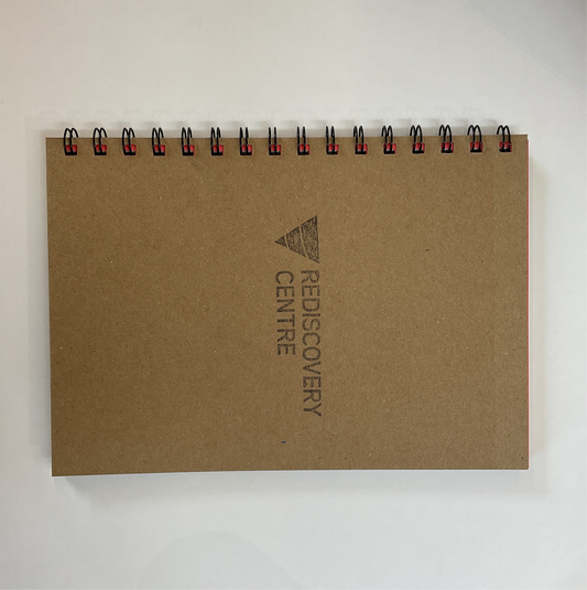 Rediscovery Centre Hand Printed Notebook A5