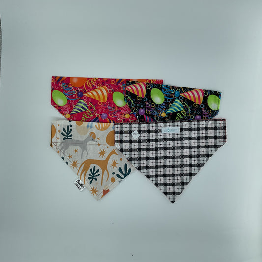 Noodle necks Dog Bandanas- Large