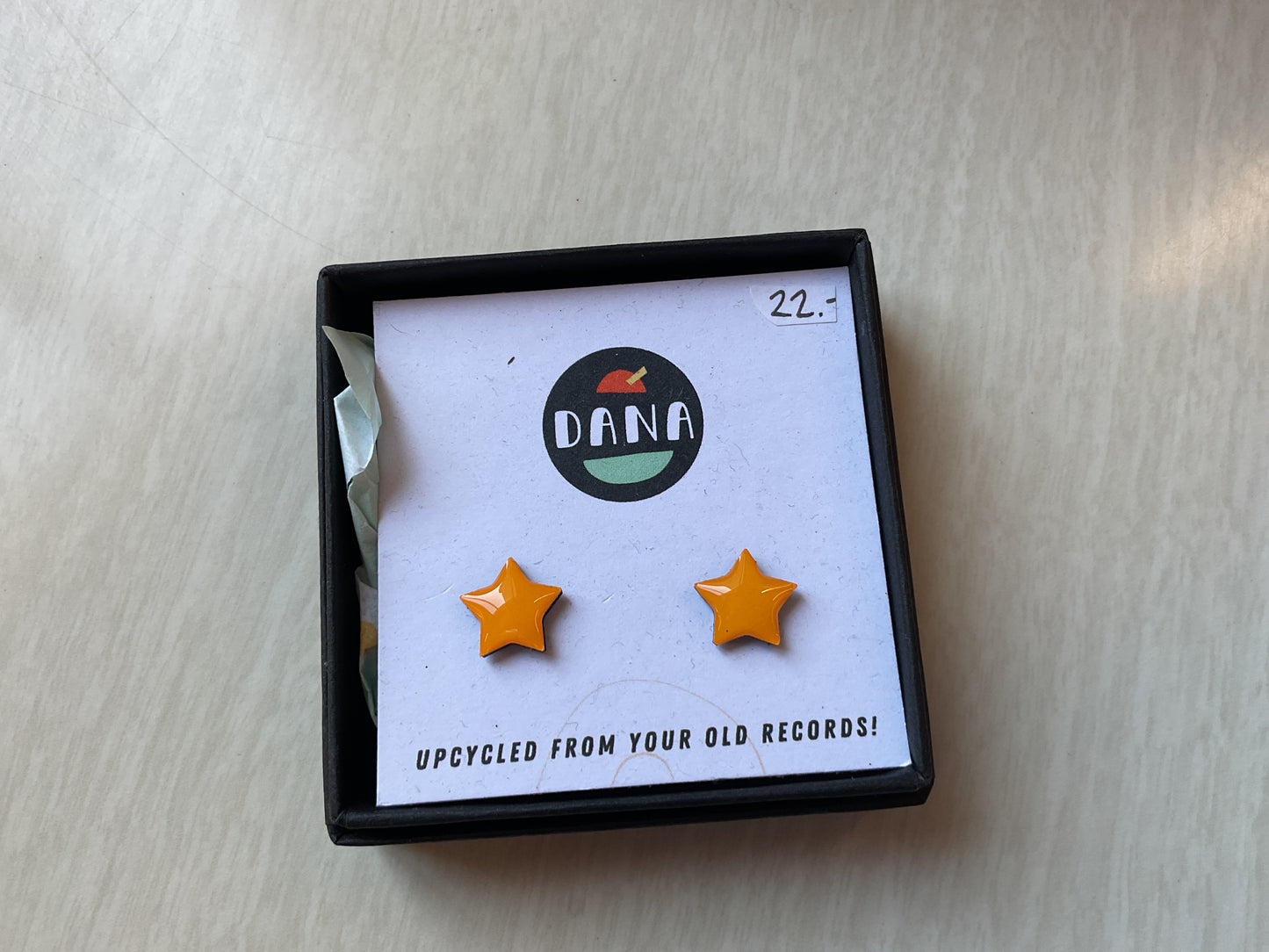 Dana Jewellery Star Yellow Studs