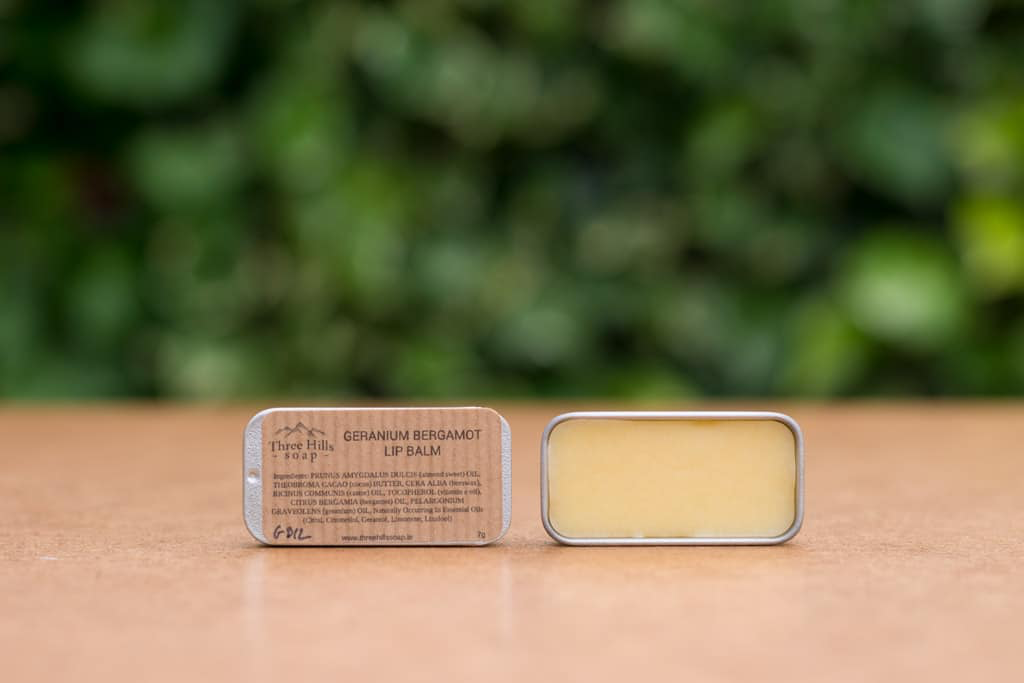 Three Hills Geranium Bergamot Lip Balm