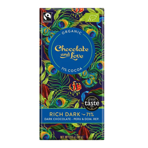 Chocolate and Love - single origin Rich Dark Choc 71%