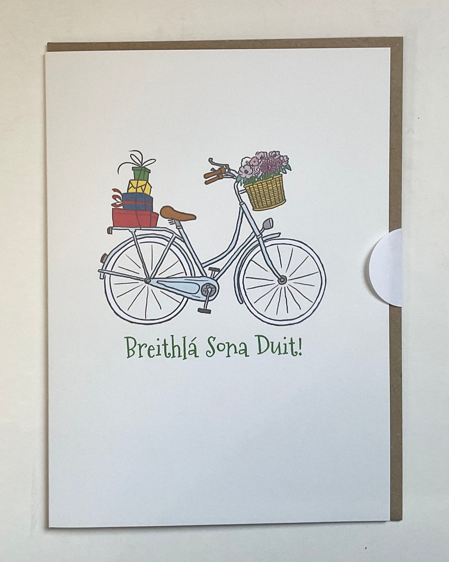 “Breithlá Sona Duit!” (Happy Birthday) Bike Card
