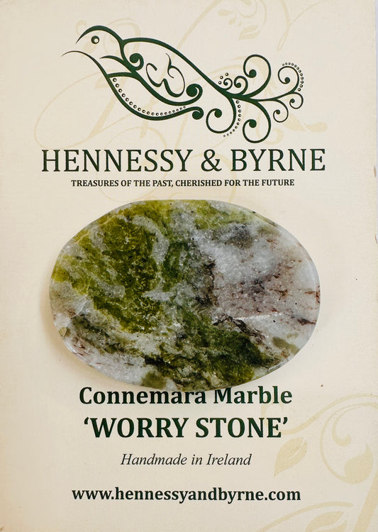 Connemara marble ‘Worry stone’ handmade in Ireland