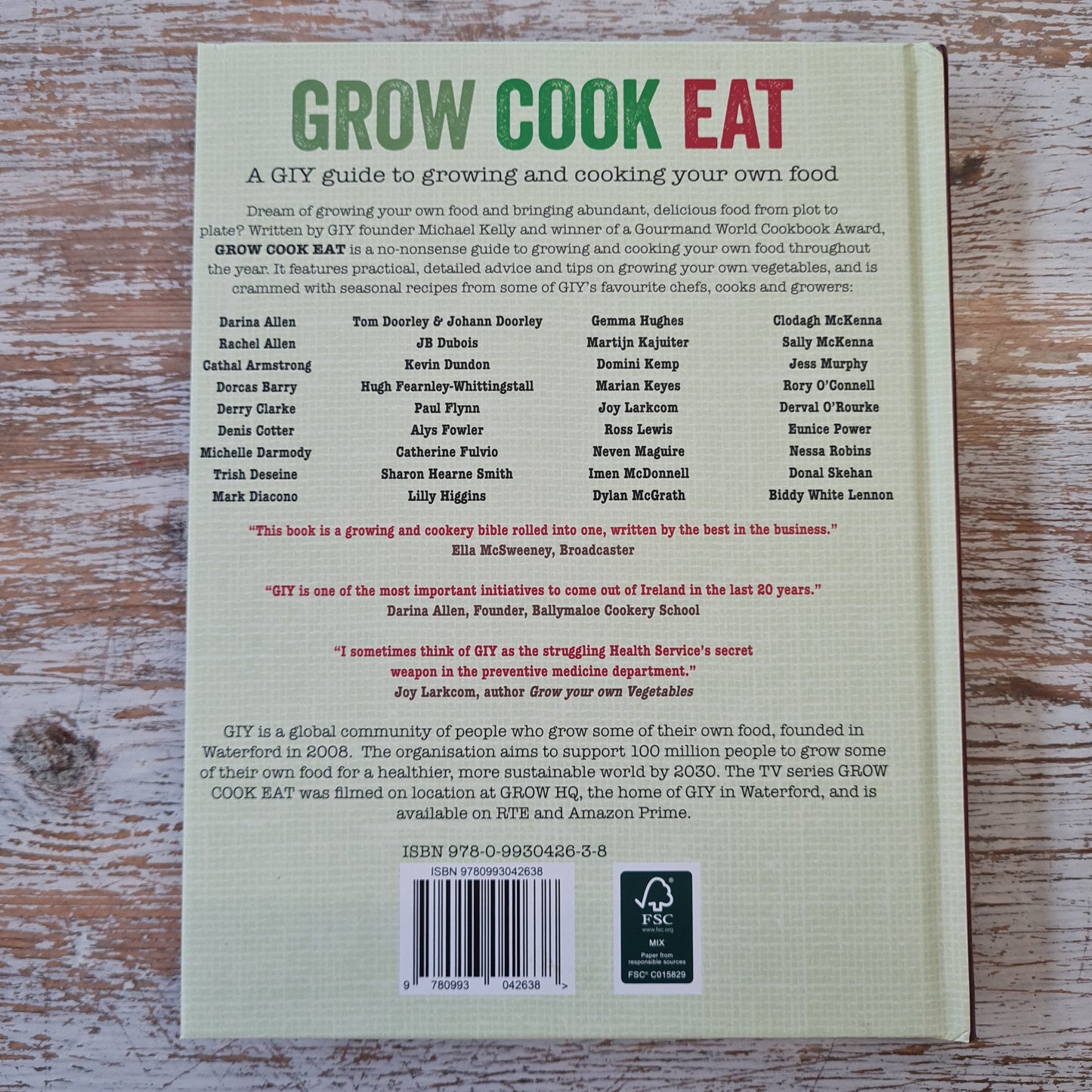 Grow Cook Eat Book by Michael Kelly