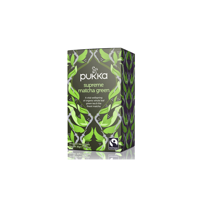 Pukka Supreme Matcha Green tea box