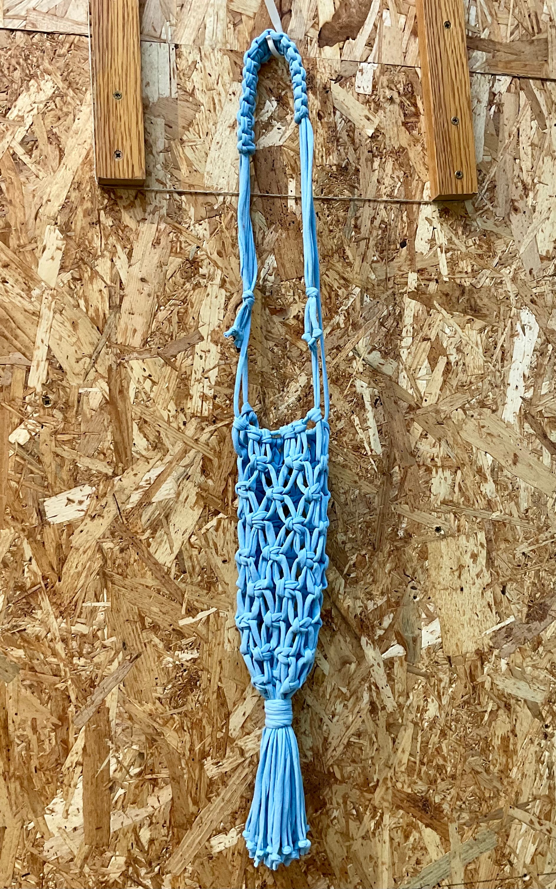 Eco Store - T-shirt Yarn Macrame Bottle Holder