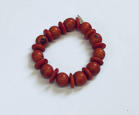 World Design Paxiuba Seed Red Bracelet