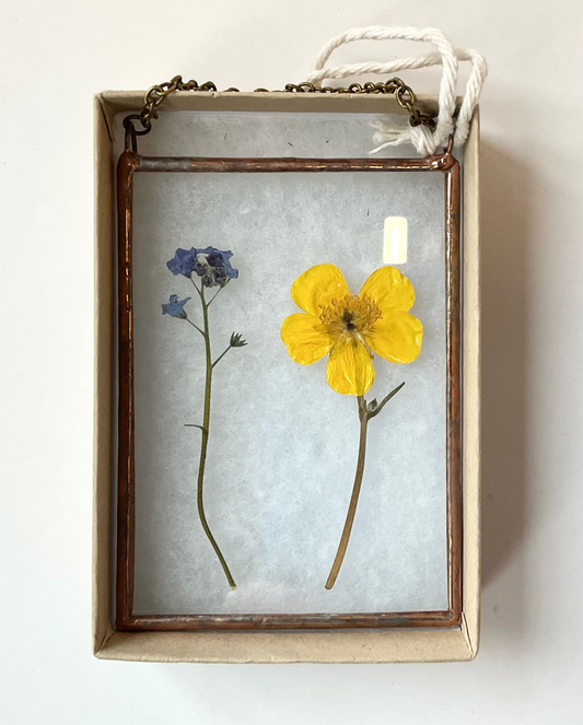 Petite Wallflowers Forget Me Not & Buttercup