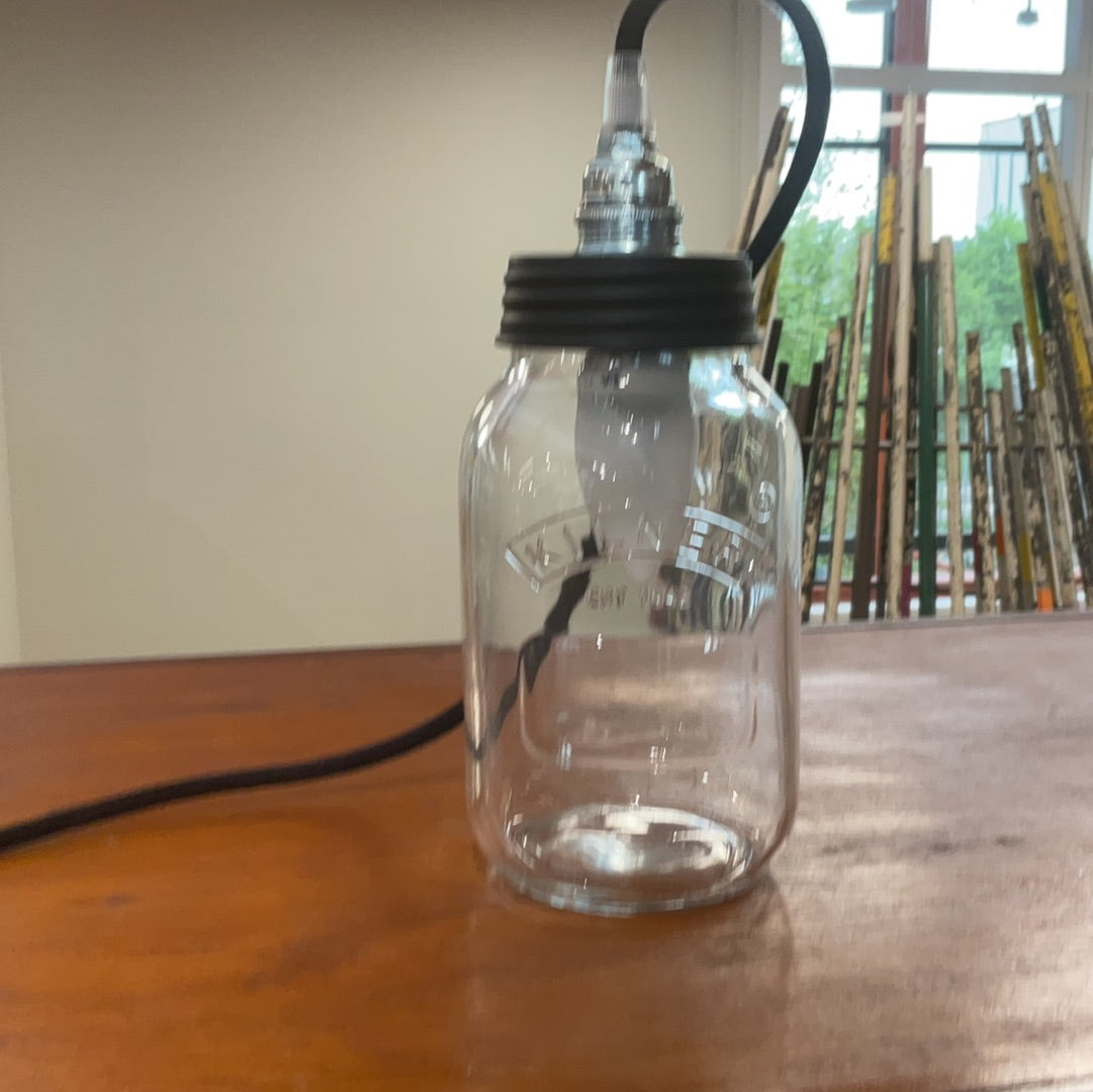 Steampunk Kilner Jar Lamp