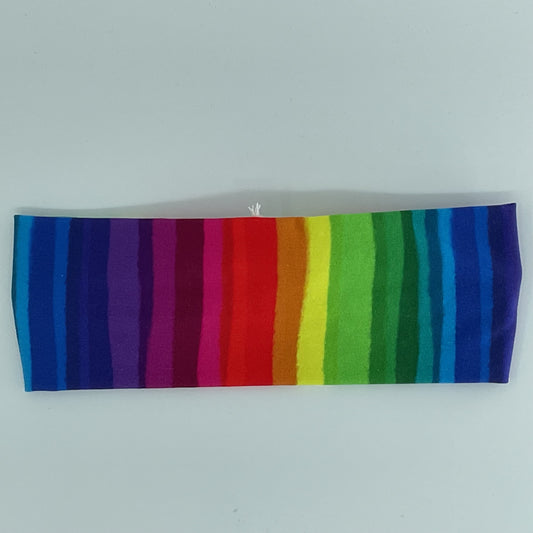 Convert Loop Headband Rainbow Stripe