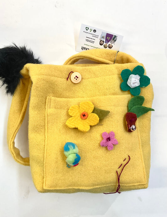 Three Sisters Kids Tote Bag - yellow