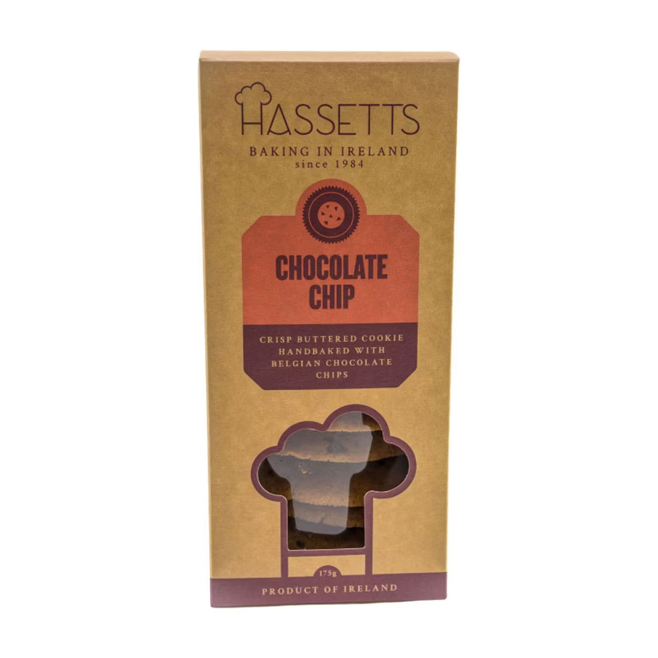 Hassetts Cookies Chocolate Chip 165g