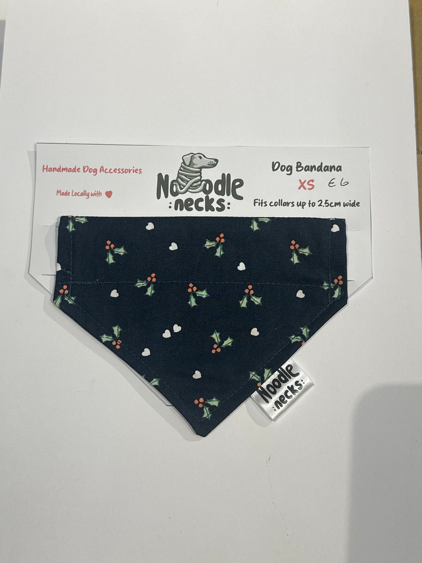 Noodle necks Dog Bandanas- XS