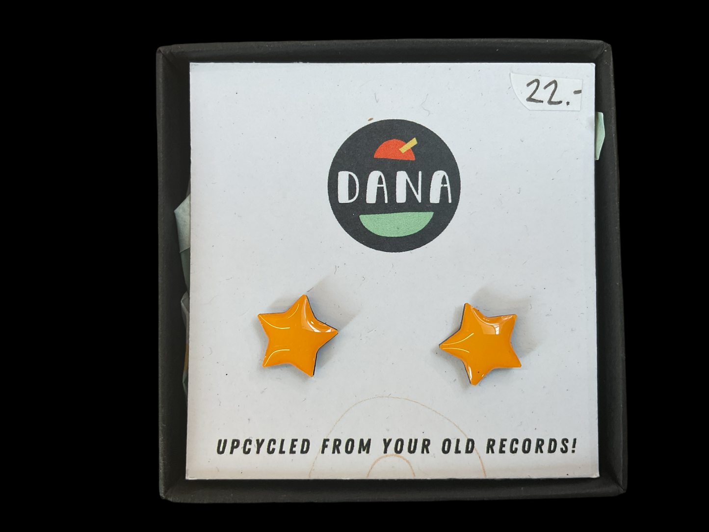 Dana Jewellery Star Orange studs