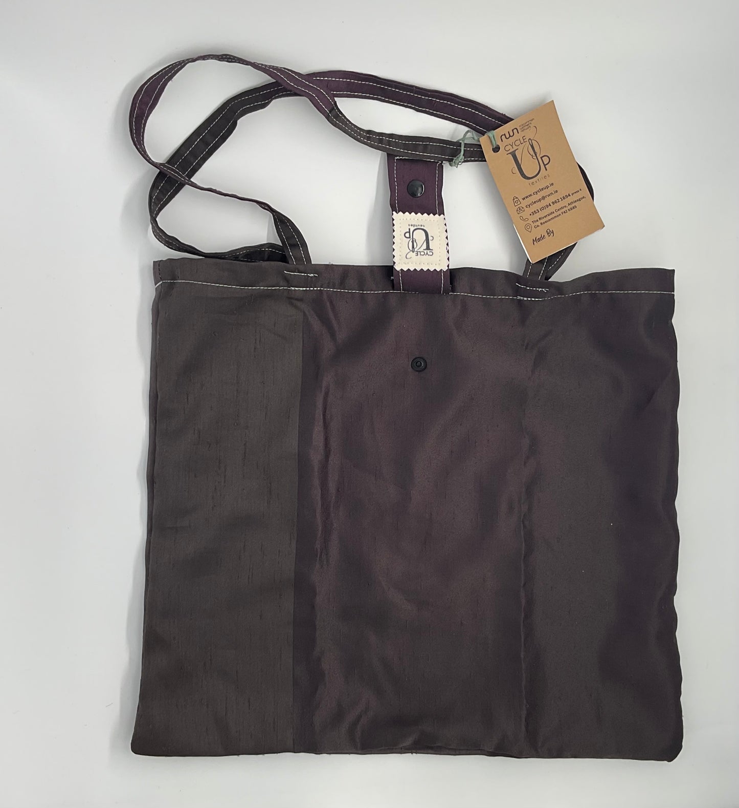 Cycle Up (Roscommon Womens Network) Foldable Shopping Tote Bag