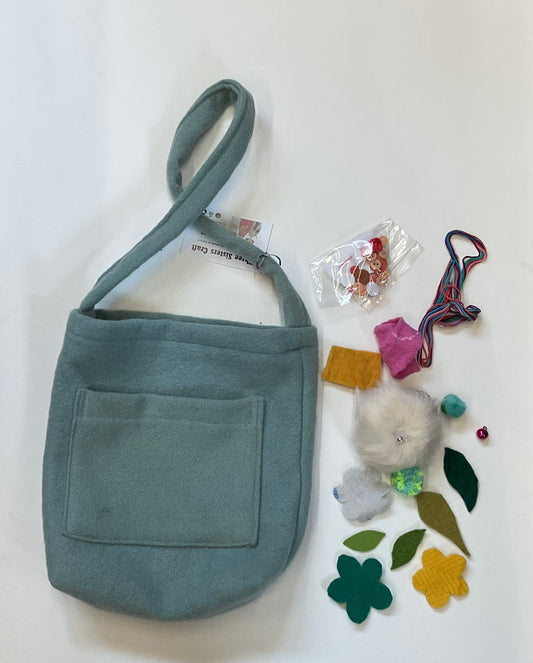 Three Sisters Kids Tote Bag kit - blue