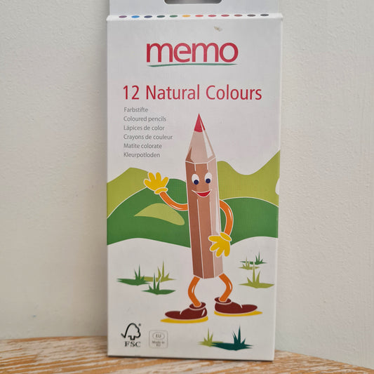 Memo Colouring Pencils FSC Certified Pack of 12