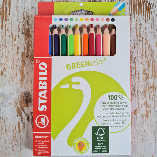 Stabilo Jumbo 3-corner Colouring Pencils set - pack of 12