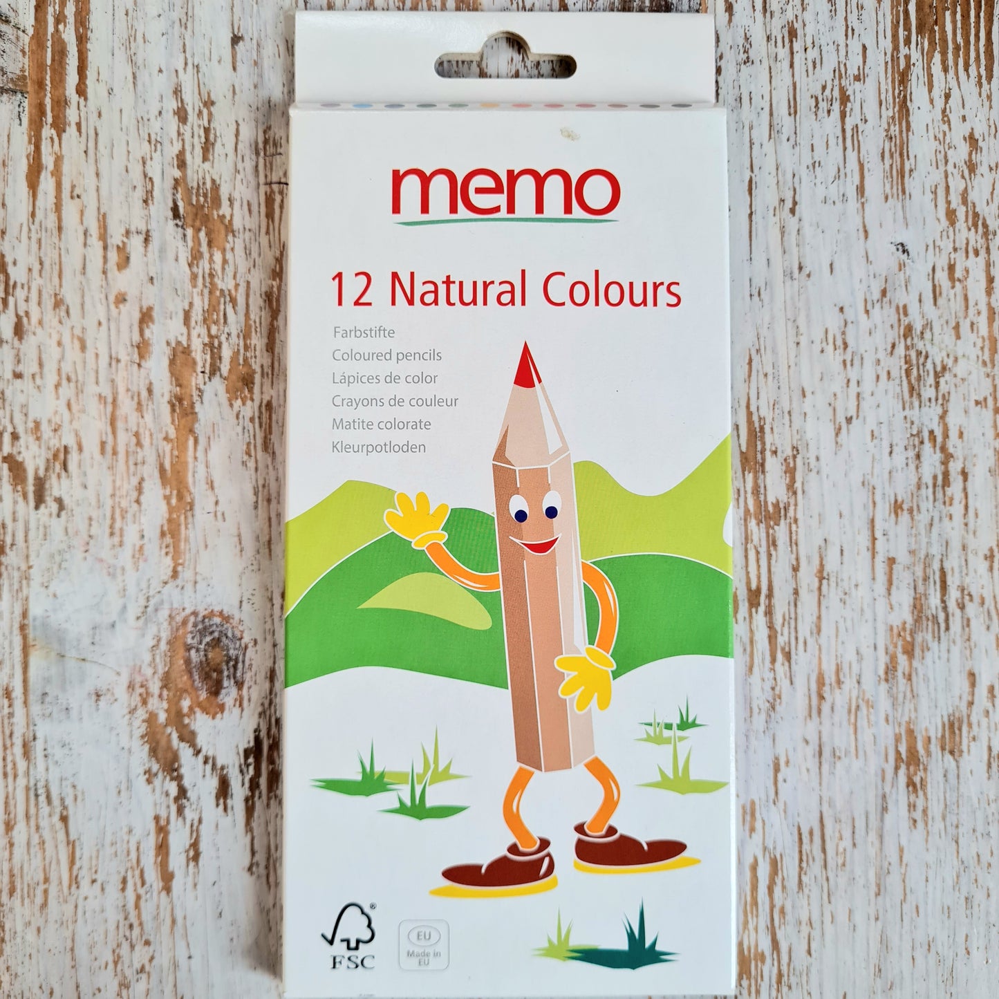 Memo Colouring Pencils FSC Certified Pack of 12