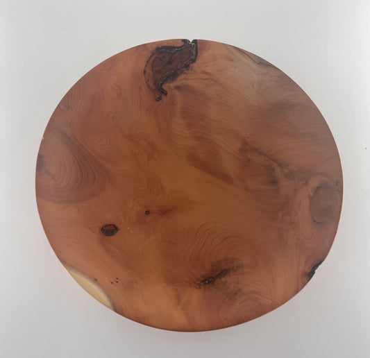 Yew Tree Hard Wood Plate