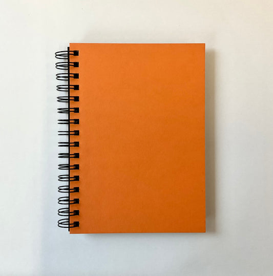 Hardcover Notebook Wirebound - Ruled A5 Orange