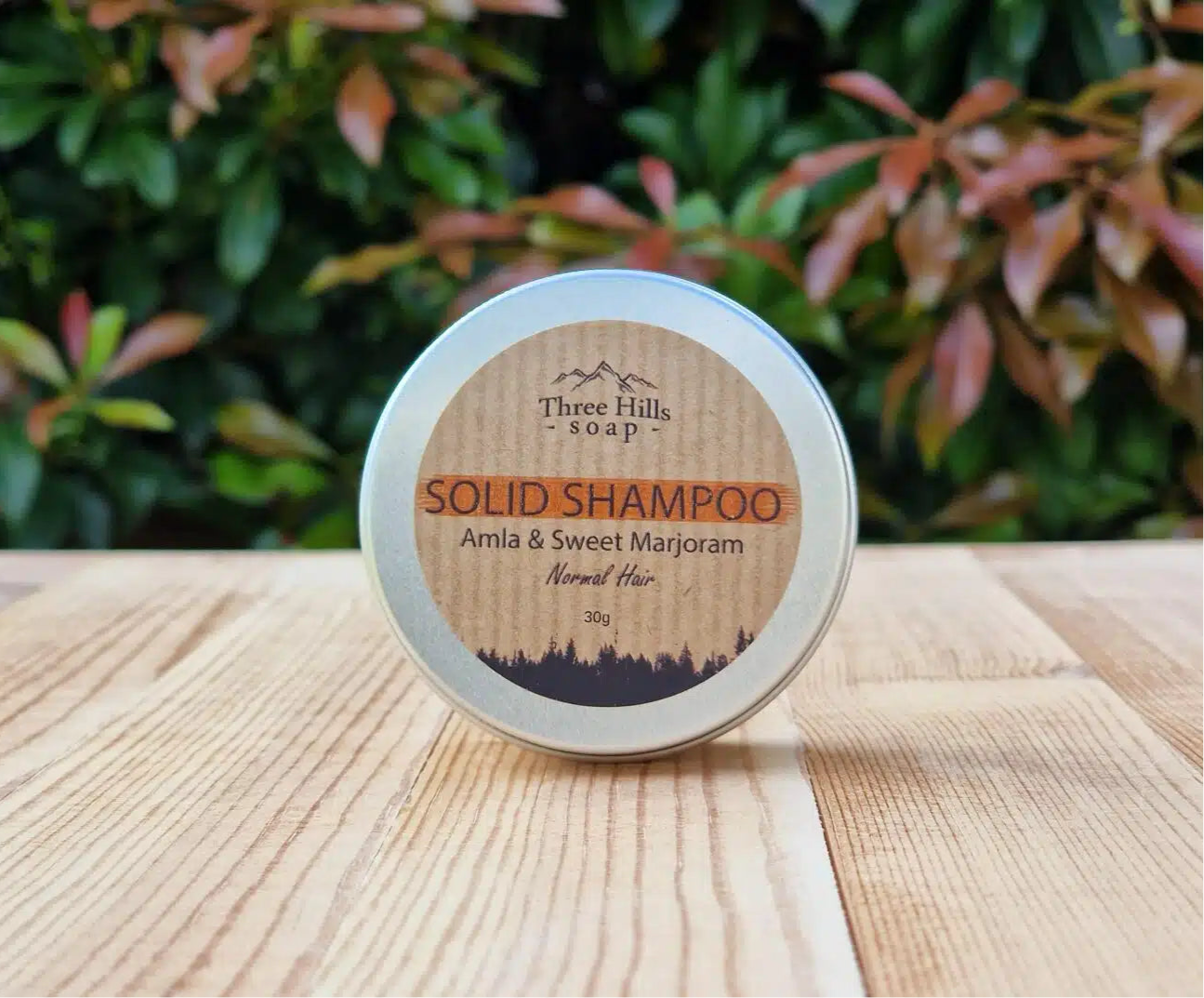 Three Hills Solid Shampoo -Amla & Shampoo  normal Hair mini travel 30g