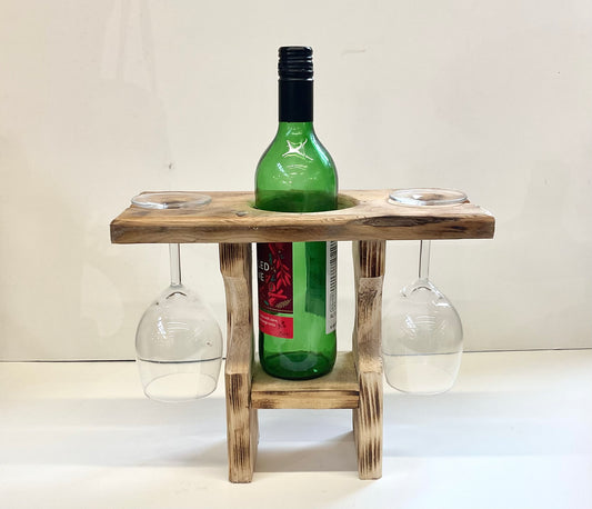 Wine rack and 2x Glass Holder