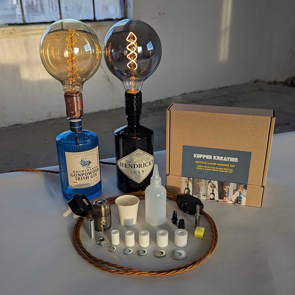 Kopper Kreation - Bottle Lamp Making Kit (Bottle Not Included)