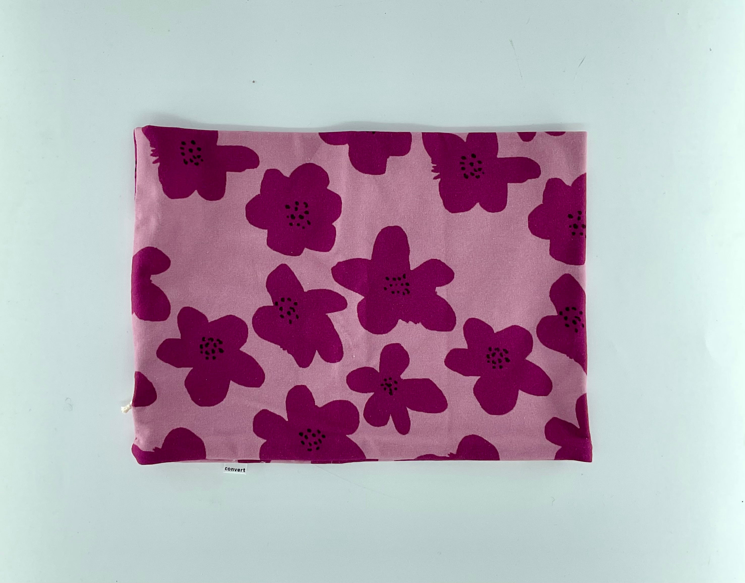 Convert Textiles - Loop Scarf - Purple Flower Fabric