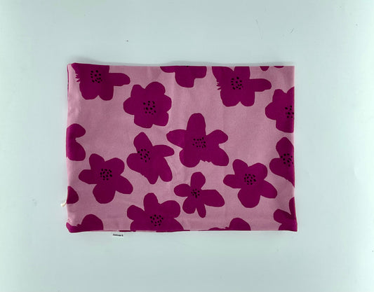 Loop Scarf Purple Flower