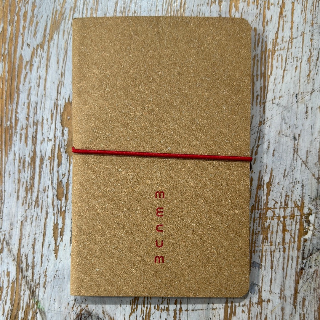 Brown Notebook Recycled Leather