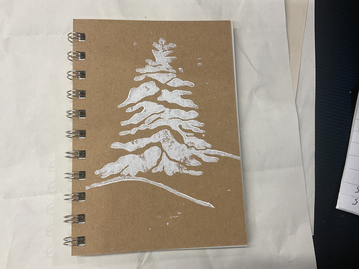 A6 Plain Notepad handprinted