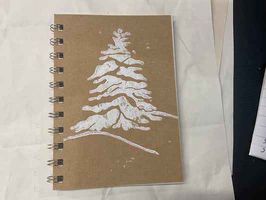 A6 Plain Notepad handprinted