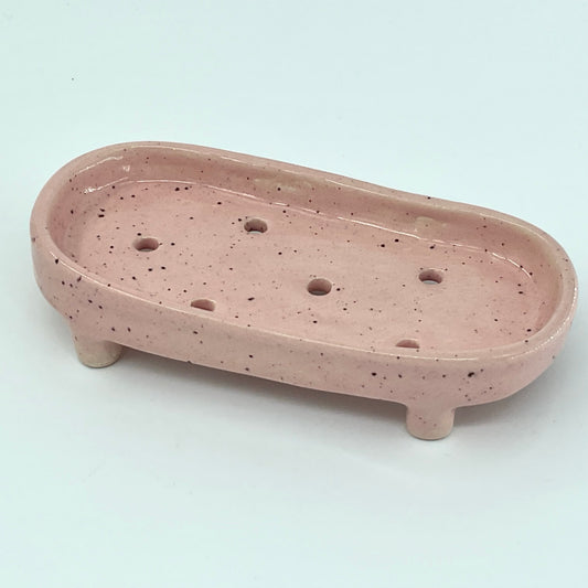 Happy Poppy Soap Dish Pink